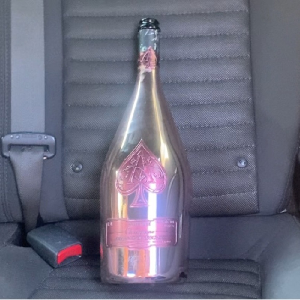 JUMBO ACE OF SPADES ROSÉ CHAMPAGNE BOTTLE